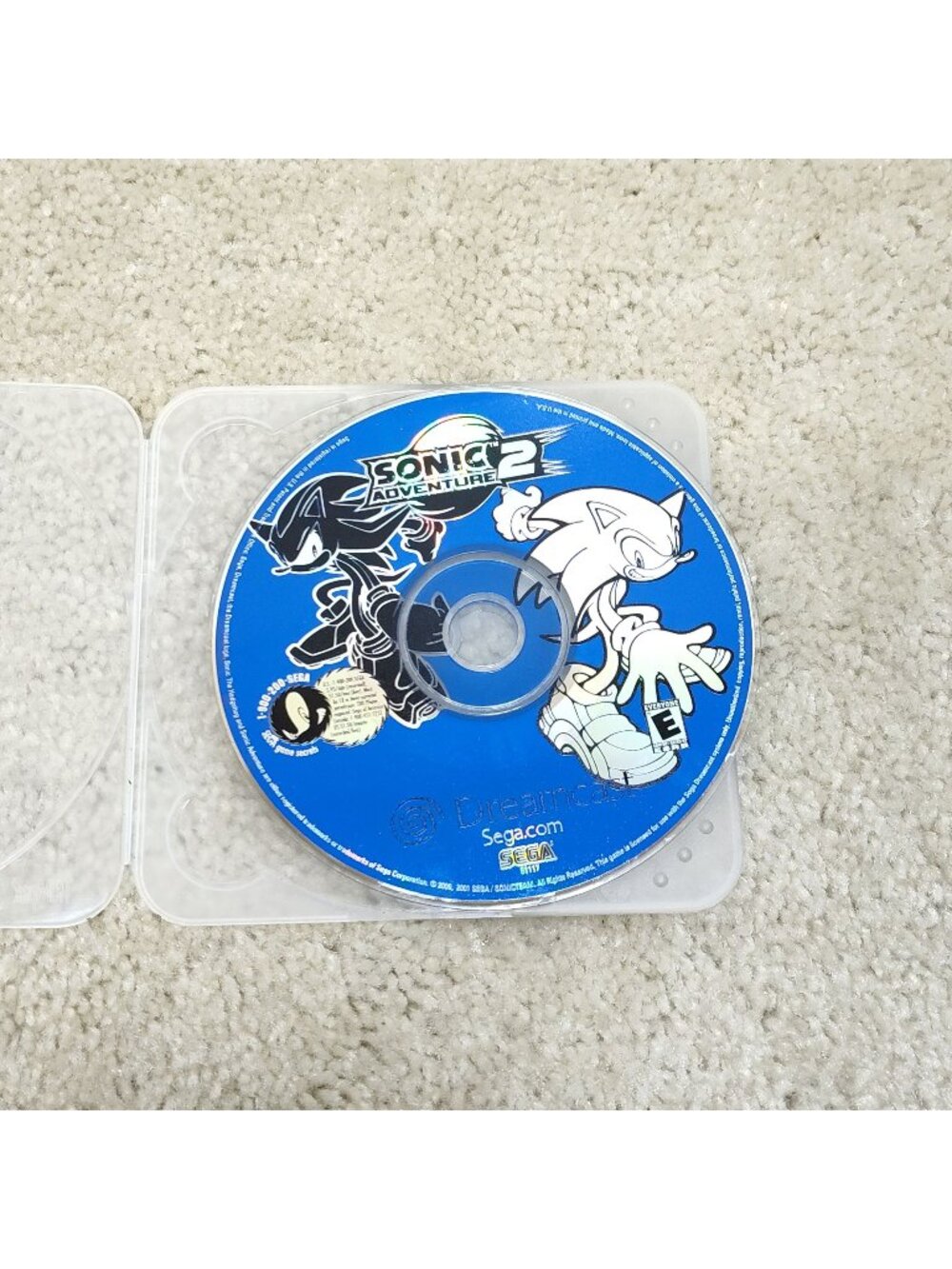 Sega Dreamcast Sonic Adventure 2 Sonic Team Shadow Sega 51117 / Tested Works VGC